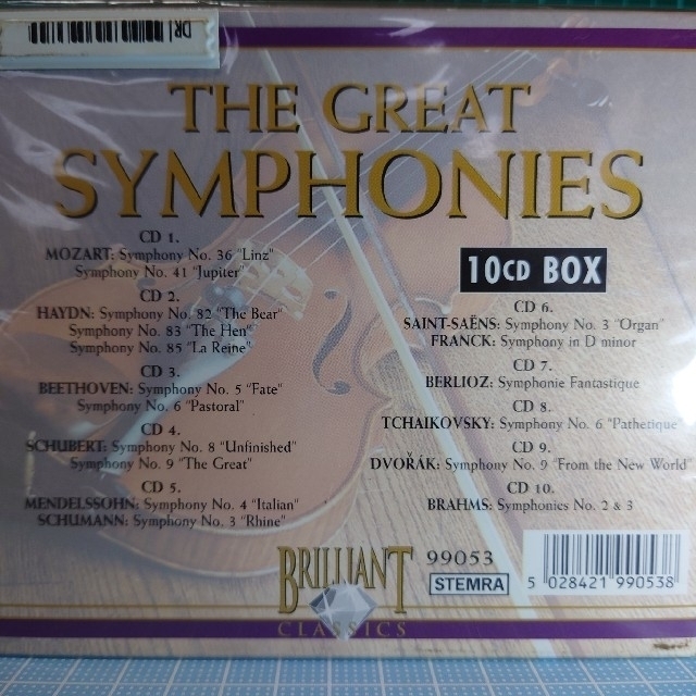 【新品】THE  GREAT  SYMPHONIES  (10CD BOX) エンタメ/ホビーのCD(クラシック)の商品写真