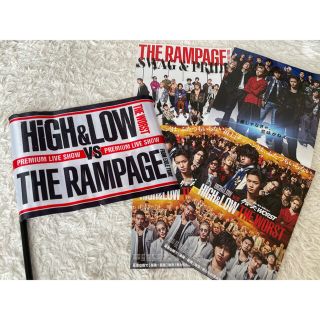 ザランページ(THE RAMPAGE)のHIGH&LOW THE WORST VS THE RAMPAGE フラッグ(アイドルグッズ)