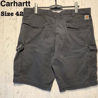 カーハート(carhartt)のCarhartt  ハーフパンツ　グレー　ダック　ビッグサイズ(ショートパンツ)