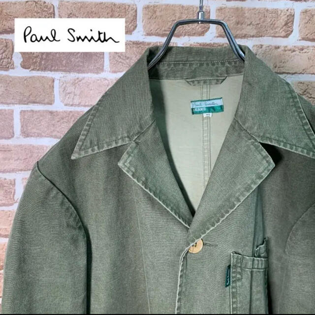 Paul Smith(ポールスミス)の【ハイブランド】希少　Paul Smith デニムジャケット☆古着 メンズのジャケット/アウター(テーラードジャケット)の商品写真