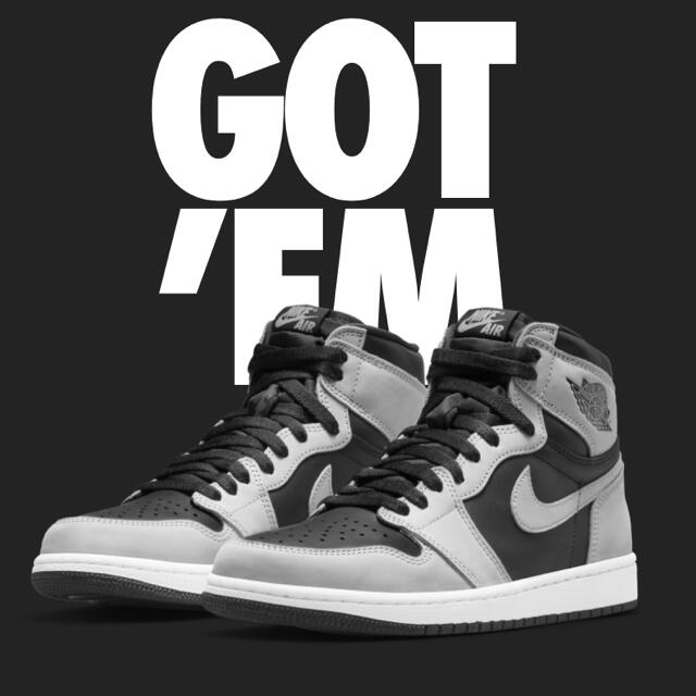 NIKE AIRJORDAN1 RETRO HIGH OG SHADOW 2.0