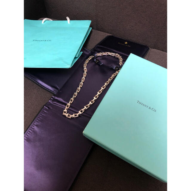 TIFFANY ティファニー Tチェーンネックレス