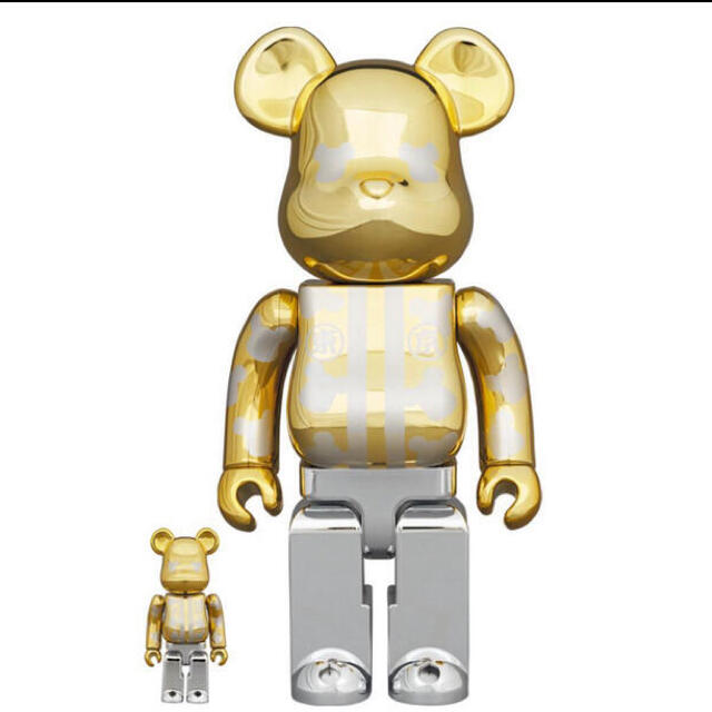 BE@RBRICK はっぴ東京 金メッキ 100％ & 400％