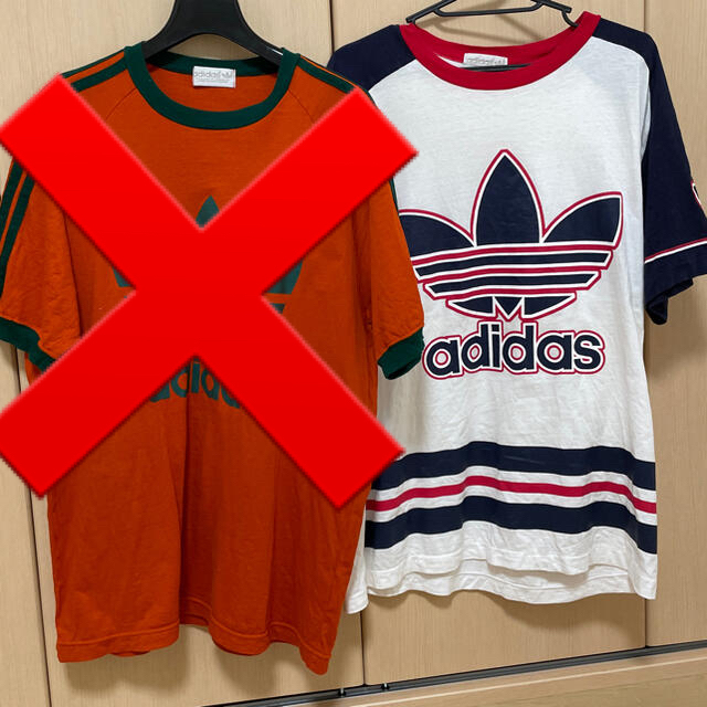 adidas(アディダス)のadidas ティシャツ　80年代　トレフォイルロゴ後期 メンズのトップス(Tシャツ/カットソー(半袖/袖なし))の商品写真