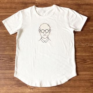 グラニフ(Design Tshirts Store graniph)のグラニフ　Tシャツ　半袖　白Tシャツ　男女兼用　イラスト　ルチャ(Tシャツ(半袖/袖なし))