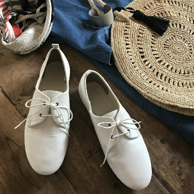 MUJI (無印良品) - ◇新品◇ 無印良品 レースアップシューズ／ 24.5ｃｍ／オフ白の通販 by CHOKO S'  SHOP｜ムジルシリョウヒンならラクマ