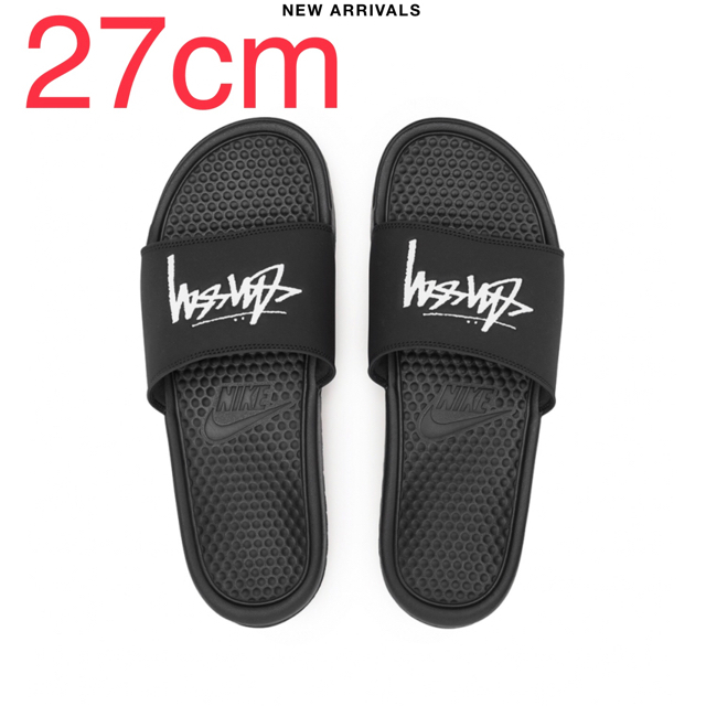 STUSSY(ステューシー)のステューシー ナイキ ベナッシ NIKE STUSSY  サンダル　27cm メンズの靴/シューズ(サンダル)の商品写真