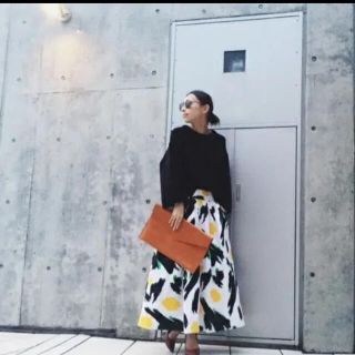 アメリヴィンテージ(Ameri VINTAGE)のAMERI SARA'S PAINT SKIRT 7〜9号(ひざ丈スカート)