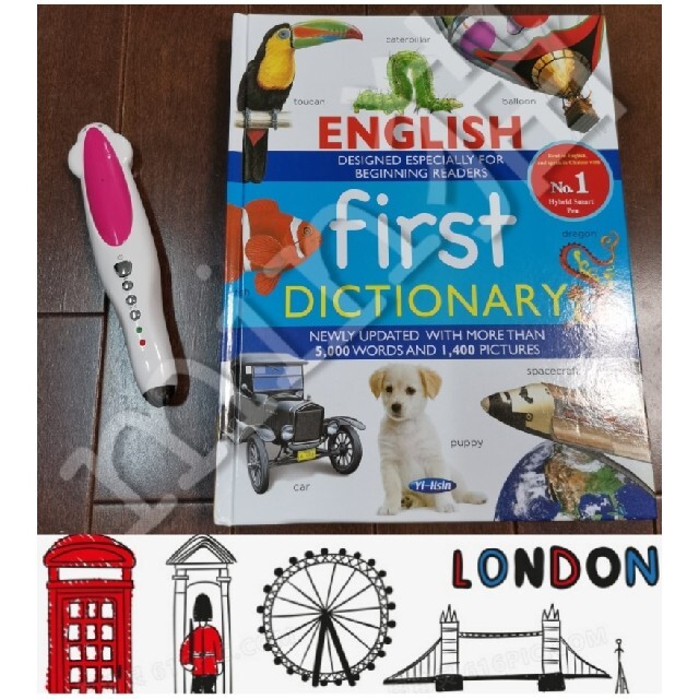 絵辞書 Maiyaペン対応  Frist Dictionary 英語図鑑 エンタメ/ホビーの本(洋書)の商品写真