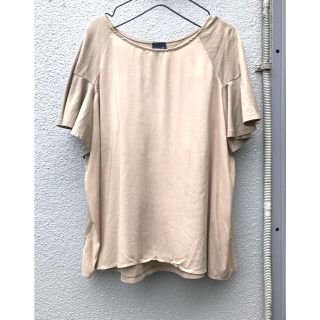 日本製PETILLERレーヨンコットン切り替えラグランフレアスリーブTee(Tシャツ(半袖/袖なし))