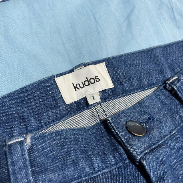 kudos 18AW 2 tone denim pants