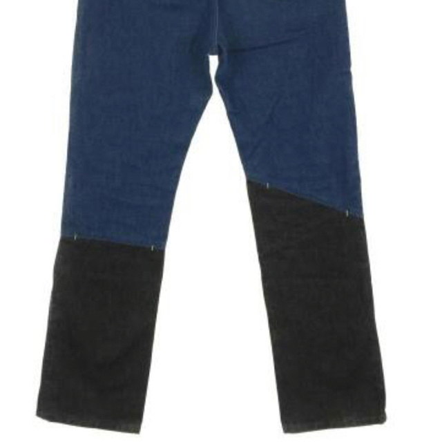 kudos 18AW 2 tone denim pants