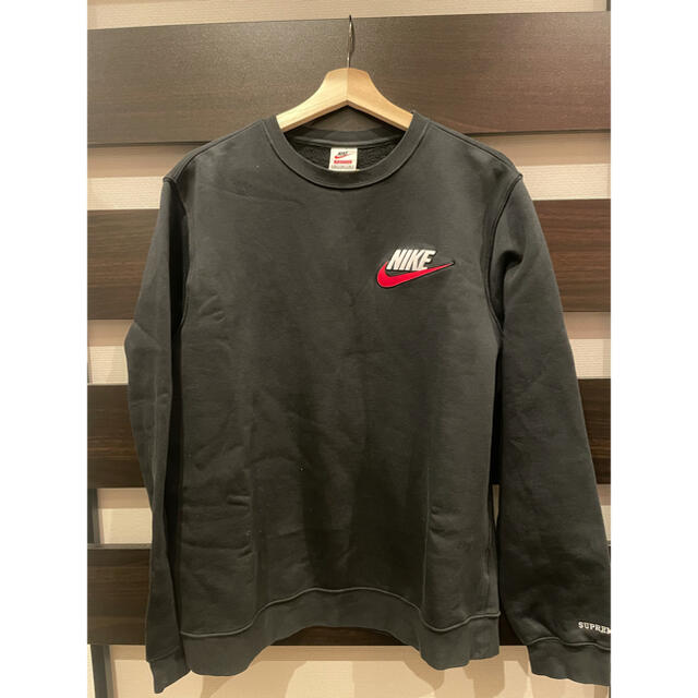 supreme NIKE crewneck black