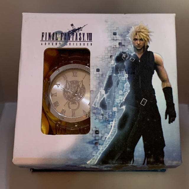 【新品未使用】FF7 AC 腕時計 ファイナルファンタジー ブラック&シルバー