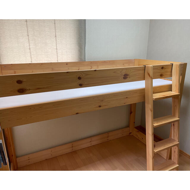 MUJI (無印良品) - 無印 パイン材ミドルベッドの通販 by ohana MUJI (無印良品) - 無印 パイン材ミドルベッドの通販 by ohana