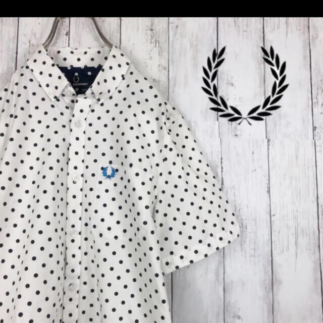 『FRED PERRY』フレッドペリーパーカー ドット柄 水玉模様