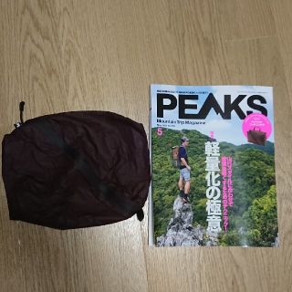 エイシュッパンシャ(エイ出版社)の【付録つき】PEAKS ピークス 2021年5月号 タイベックフードコンテナ(趣味/スポーツ)