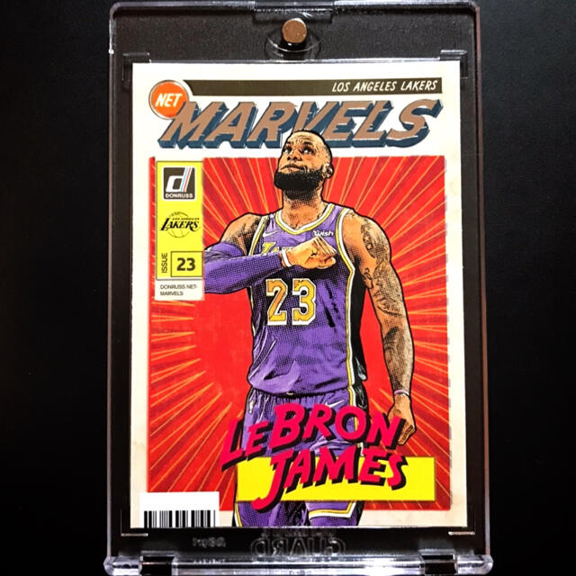 【408】 NBA カード LeBron James MARVELSエンタメ/ホビー