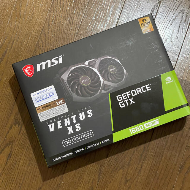 MSI GeForce GTX 1660 SUPER VENTUS XS OCPC/タブレット