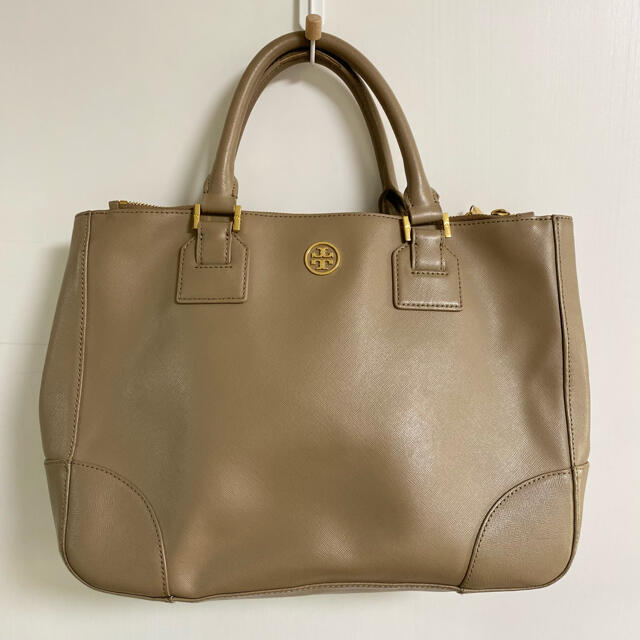 Tory Burch(トリーバーチ)のトリーバーチ　ハンドバッグ　グレージュ レディースのバッグ(ハンドバッグ)の商品写真