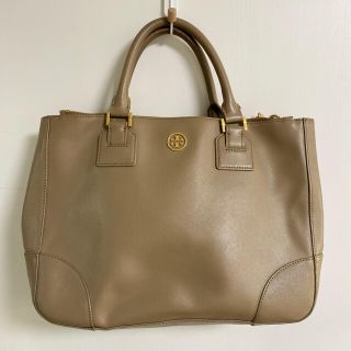 トリーバーチ(Tory Burch)のトリーバーチ　ハンドバッグ　グレージュ(ハンドバッグ)