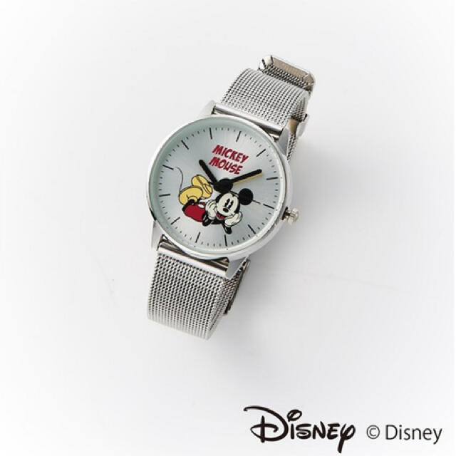ミッキーマウス(ミッキーマウス)の洒落てる！ミッキーマウス腕時計 レディースのファッション小物(腕時計)の商品写真