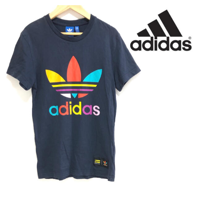 adidas(アディダス)の【超人気】❤アディダス❤ Tシャツ ネイビー ブラウス 〈XS〉春 夏 レディースのトップス(Tシャツ(半袖/袖なし))の商品写真