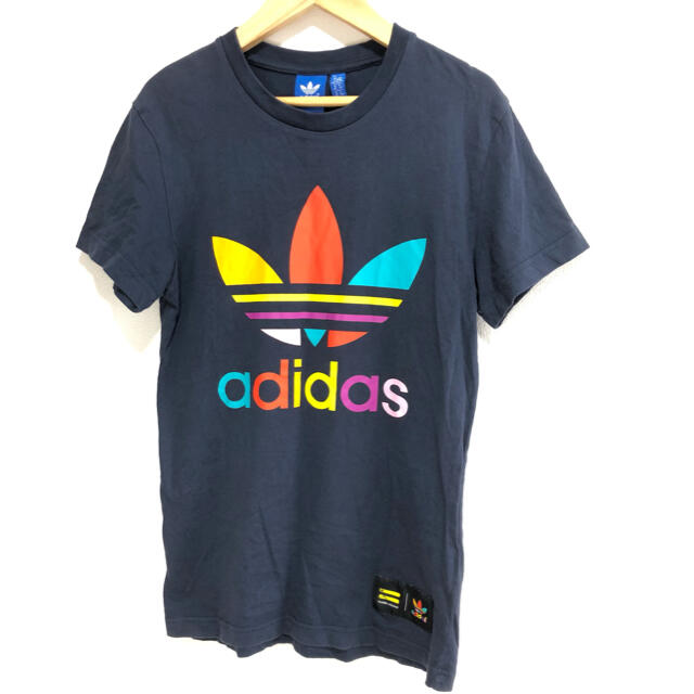 adidas(アディダス)の【超人気】❤アディダス❤ Tシャツ ネイビー ブラウス 〈XS〉春 夏 レディースのトップス(Tシャツ(半袖/袖なし))の商品写真