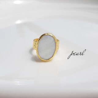 『pearl』の世界でひとつの天然石リング(リング(指輪))