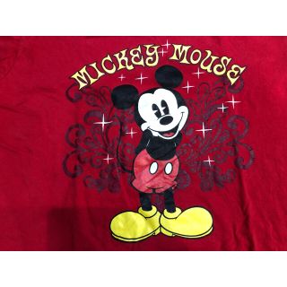 ディズニー(Disney)のディズニー ミッキー Tシャツ Disney mickey 古着 デカプリント(Tシャツ/カットソー(半袖/袖なし))