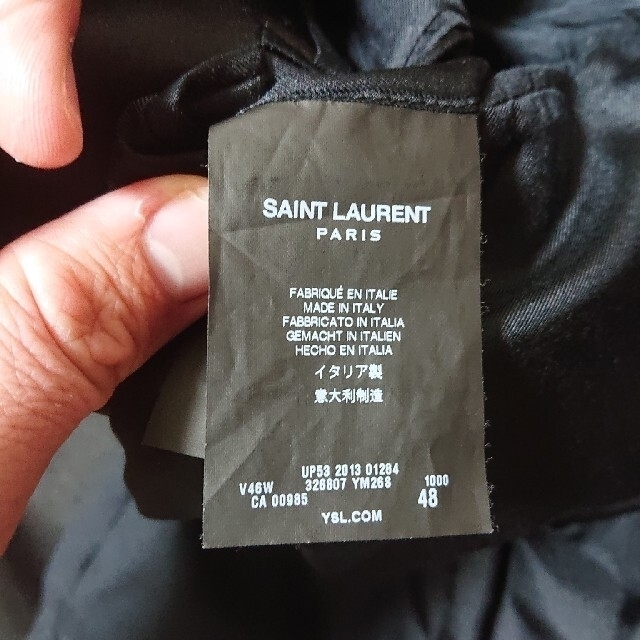 Saint Laurent(サンローラン)のsaint laurent paris サンローラン スモーキング 48 メンズのジャケット/アウター(テーラードジャケット)の商品写真