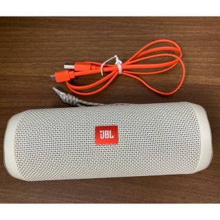 JBL FLIP4 Bluetoothスピーカー　ホワイト(スピーカー)