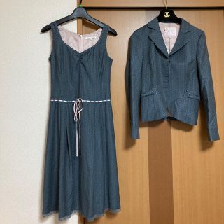 レベッカテイラー(Rebecca Taylor)のちー様ご専用！【レベッカテイラー】可愛くてお上品  絹混❤️ジャケット♡(ひざ丈ワンピース)