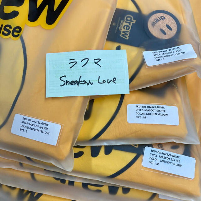 M mascot ss tee - yellow メンズのトップス(Tシャツ/カットソー(半袖/袖なし))の商品写真