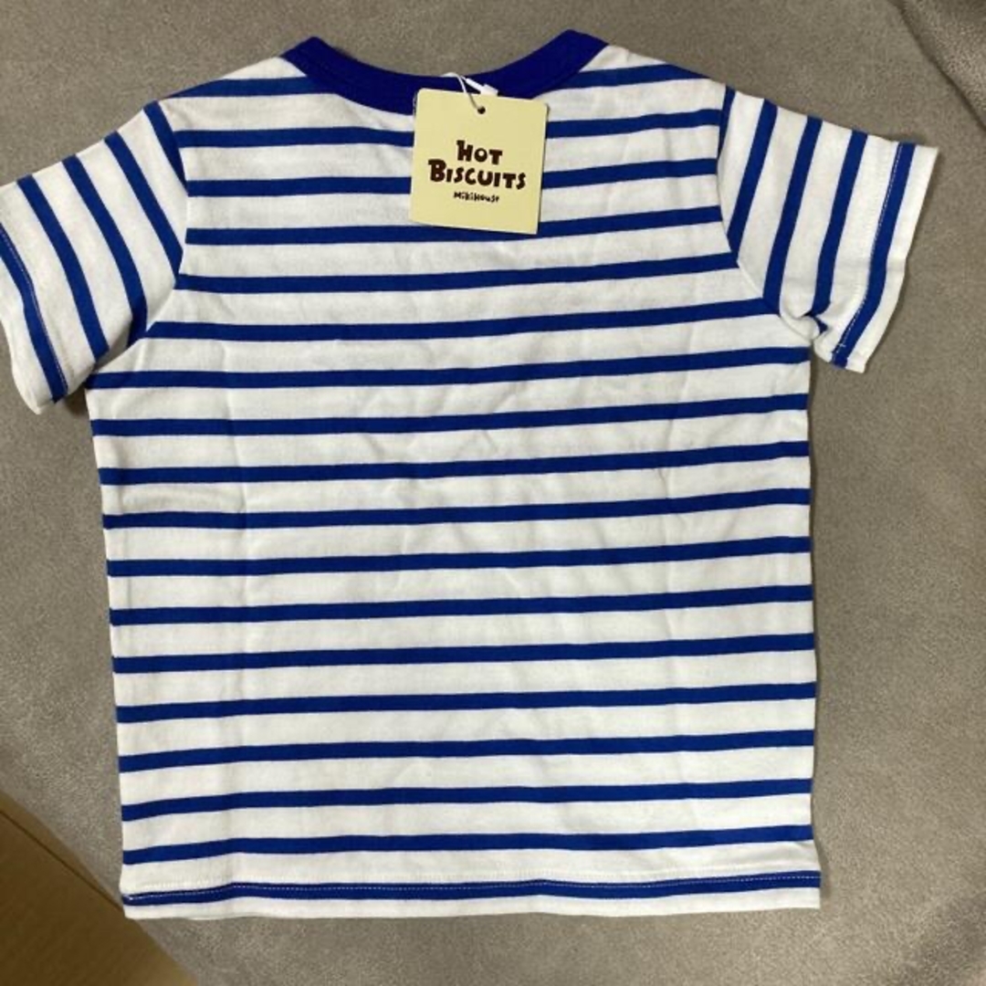 mikihouse(ミキハウス)のsaki様専用【新品】ミキハウス　ボーダーTシャツ　70cm キッズ/ベビー/マタニティのベビー服(~85cm)(Ｔシャツ)の商品写真