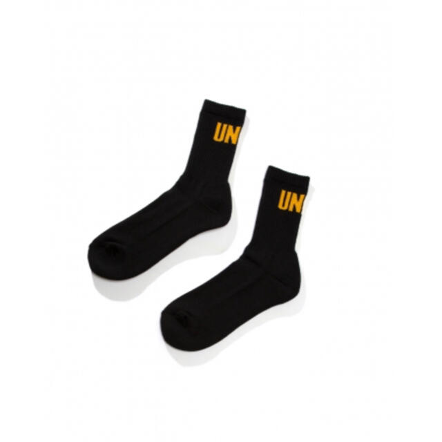 UNION ORIGINAL Crew Socks Big Logo 黒