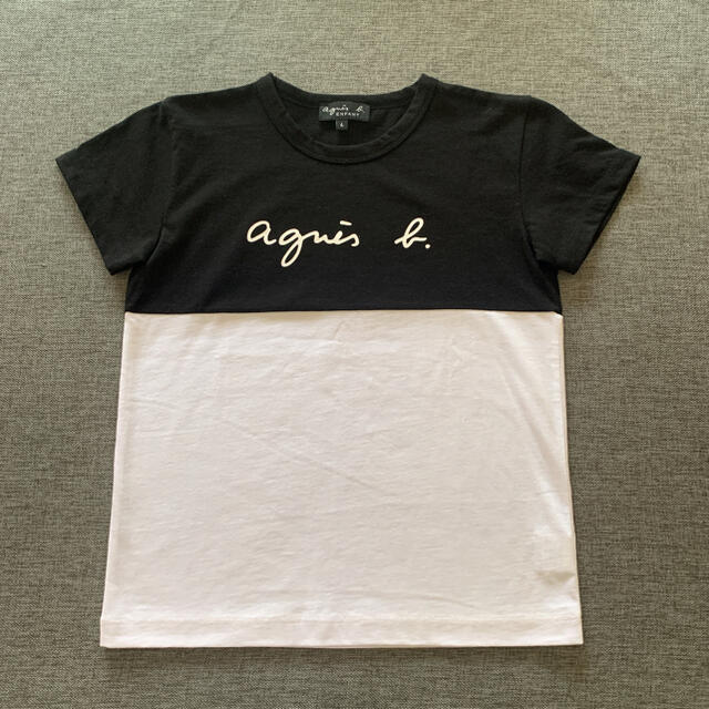 agnes b.(アニエスベー)の未使用美品　アニエスベー　140 150 ロゴTシャツ キッズ/ベビー/マタニティのキッズ服男の子用(90cm~)(Tシャツ/カットソー)の商品写真