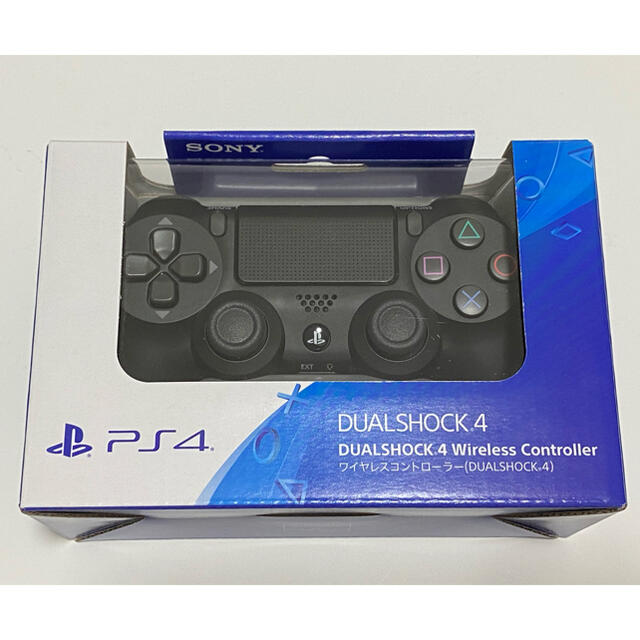 SONY(ソニー)の新品　未開封　PS4 純正デュアルショック4 ジェットブラック エンタメ/ホビーのゲームソフト/ゲーム機本体(その他)の商品写真