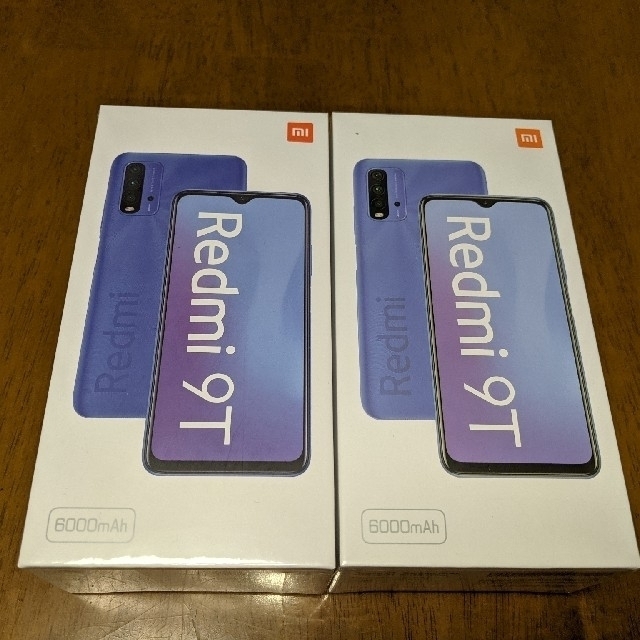 4GBROM新品未開封2台セット Xiaomi Redmi 9T 64GB カーボングレー