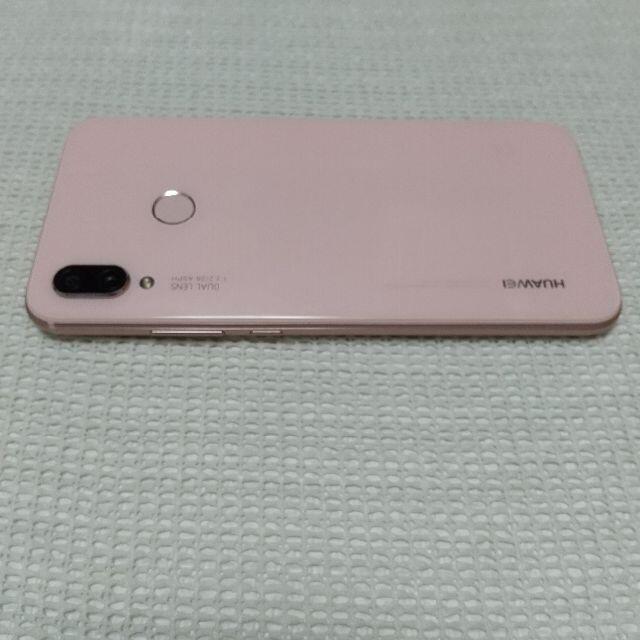 HUAWEI(ファーウェイ)のHuawei P20 lite ANE-LX2J）SIMフリー版 サクラピンク  スマホ/家電/カメラのスマートフォン/携帯電話(スマートフォン本体)の商品写真