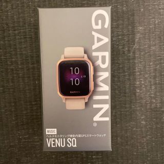 ガーミン(GARMIN)のVENU SQ music ライトサンド/ローズゴールド(腕時計)