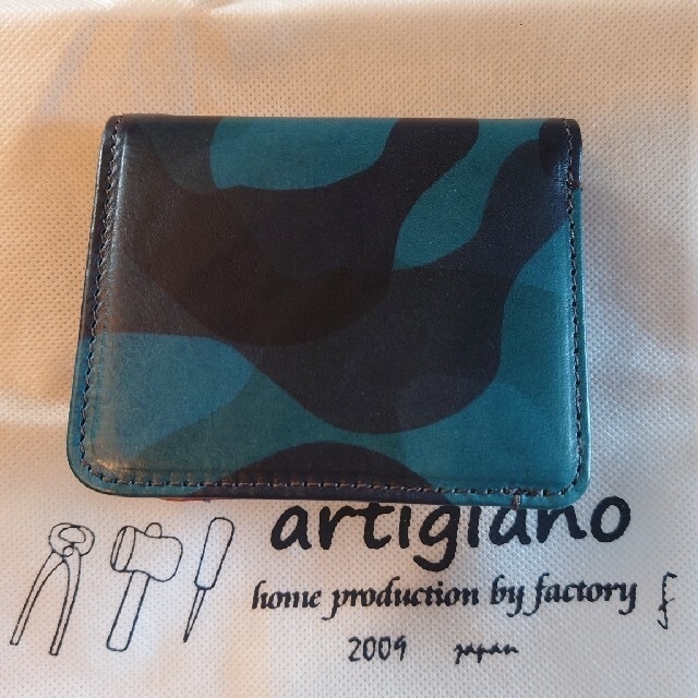 二つ折り財布 Artigiano