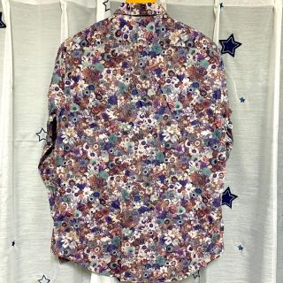 【美品】ポールスミス　Paul Smith　花柄　総柄　　長袖シャツ　現行タグ