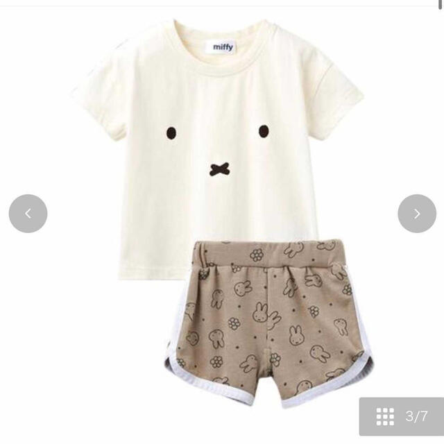 しまむら(シマムラ)のしまむら　ミッフィーセットアップ キッズ/ベビー/マタニティのキッズ服男の子用(90cm~)(Tシャツ/カットソー)の商品写真