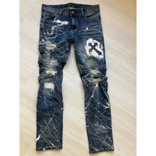 in the attic damage design denim jeansmxxshop