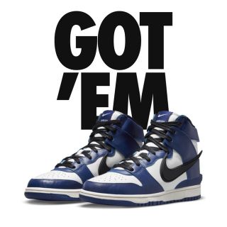 AMBUSH Nike dunk high deep royal(スニーカー)