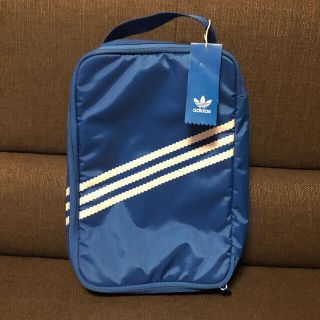 アディダス(adidas)のadidas アディダス シューズケース新品 ブルー青(その他)