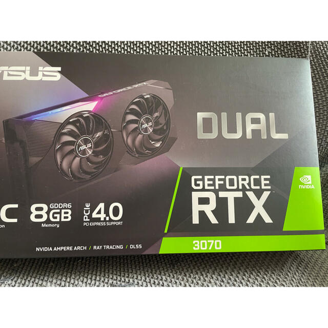 256bitメモリクロック新品未開封　ASUS GeForce RTX 3070 DUAL OC