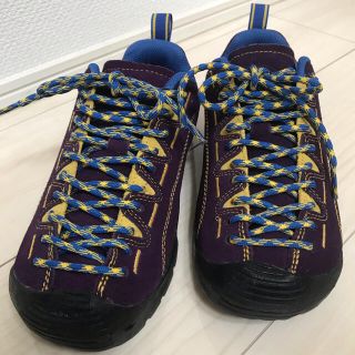 キーン(KEEN)の新品未使用 KEEN JASPER W  パープル 24.5センチ(スニーカー)