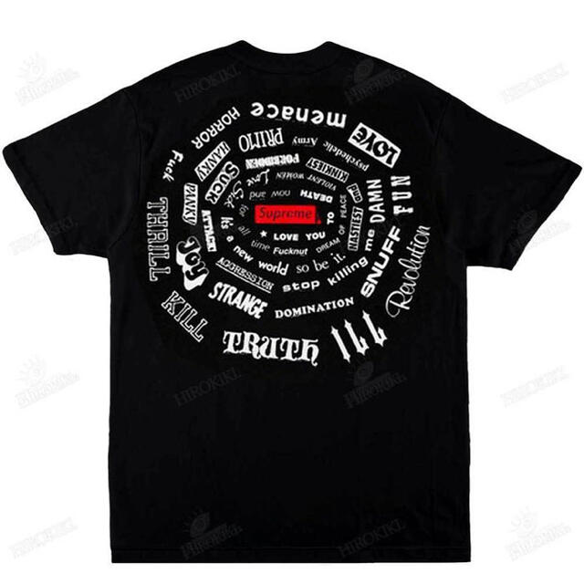 新品未使用✳︎supreme スパイラル ロゴ T M 1